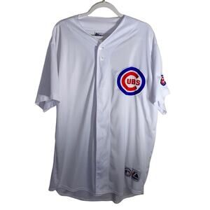 MLB MAJESTIC CUBS All White XXL Jersey